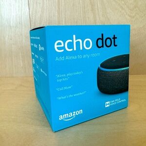 Amazon Echo Dot (3rd generation) Smart Speaker with Alexa - Charcoal